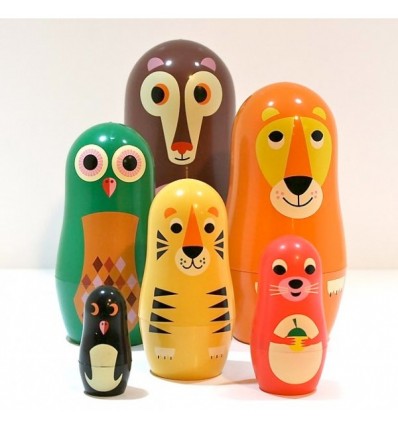 Matryoshka animaux Ingela Arrenhius