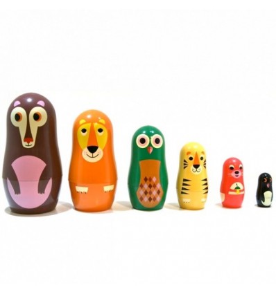 Matryoshka animaux Ingela Arrenhius