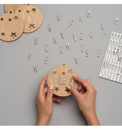 Boule personnalisée en bois brut - Vintiun