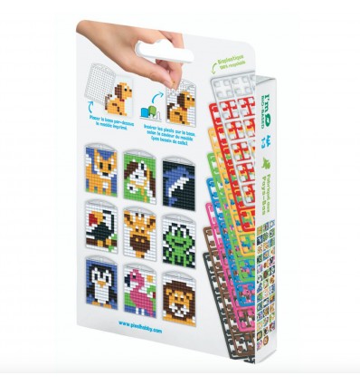 Set de 3 Porte-clés animaux - Pixelhobby