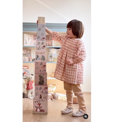 Set de 10 cubes à empiler animaux musiciens - Egmont Toys