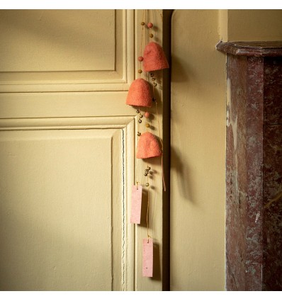 Suspension cloche en feutre Litchi - Muskhane