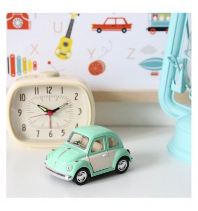 Voiture coccinelle Volskwagen mint pastel