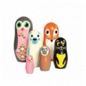 Matryoshka animaux 2 Ingela Arrhenius - Omm Design
