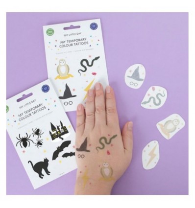 Tatouages temporaires Sorciers - My Little Day