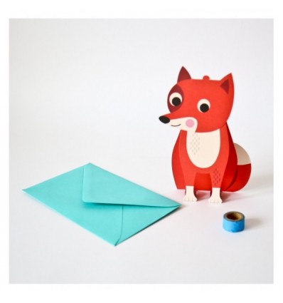 Carte Pop up Renard Ingela Arrhenius