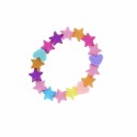 Bracelet étoiles et coeurs multicolores