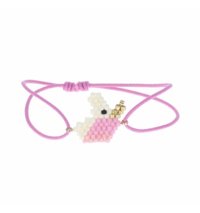 Bracelet licorne en perles