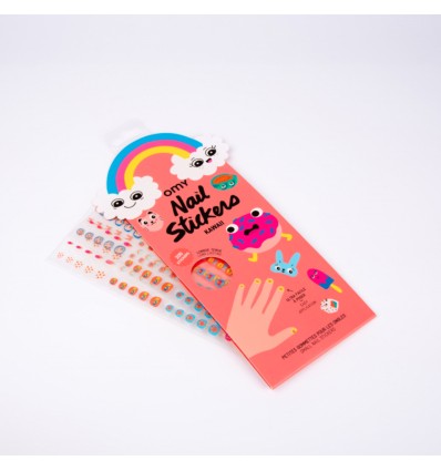 Autocollants pour ongles Kawai - OMY