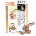 Eugy puzzle Lapin 3D en carton