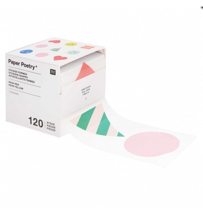 Autocollants anniversaire formes - Rico Design