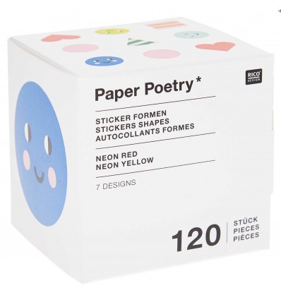 Autocollants anniversaire formes - Rico Design