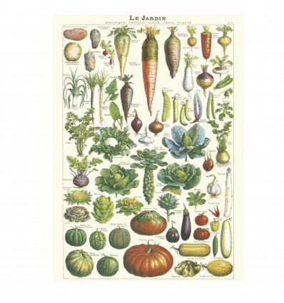 Affiche pédagogique Le Jardin - Cavallini