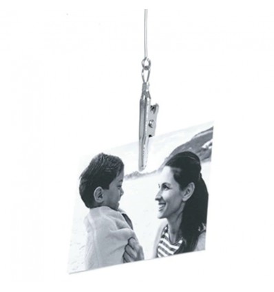 Mobile photos argent 10 pinces - Kikkerland