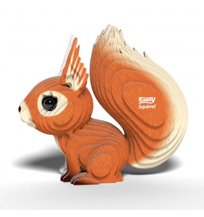 Eugy puzzle Ecureuil 3D en carton