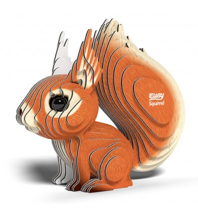 Eugy puzzle Ecureuil 3D en carton