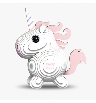 Eugy puzzle Licorne 3D en carton