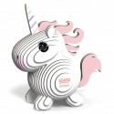 Eugy puzzle Licorne 3D en carton