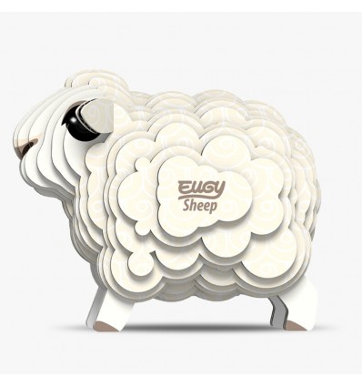 Eugy puzzle Mouton 3D en carton