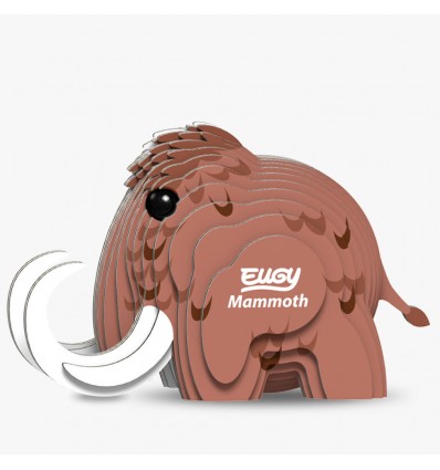 Eugy puzzle Mammouth 3D en carton