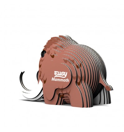 Eugy puzzle Mammouth 3D en carton