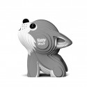 Eugy puzzle Loup 3D en carton