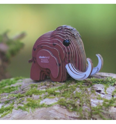 Eugy puzzle Mammouth 3D en carton
