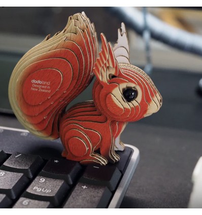 Eugy puzzle Ecureuil 3D en carton