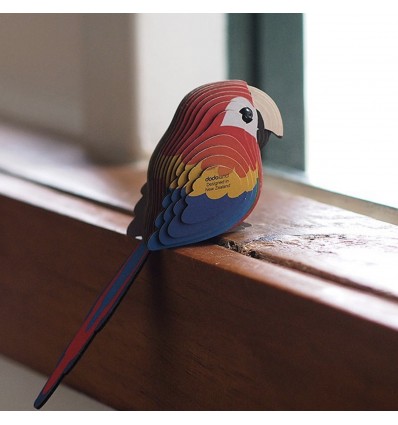 Eugy puzzle Perroquet 3D en carton