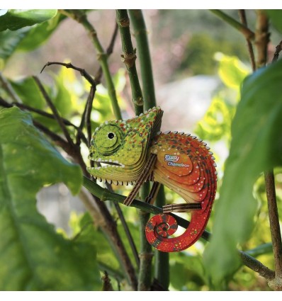 Eugy puzzle Caméléon 3D en carton
