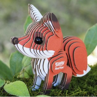 Eugy puzzle Renard 3D en carton