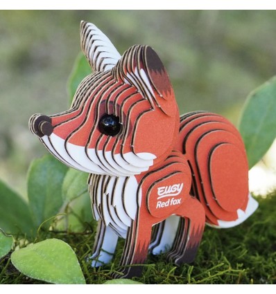 Eugy puzzle Renard 3D en carton