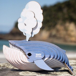 Eugy puzzle Baleine 3D en carton