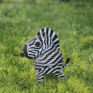 Eugy puzzle Zèbre 3D en carton