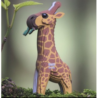 Eugy puzzle Girafe 3D en carton