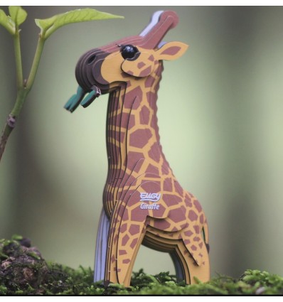 Eugy puzzle Girafe 3D en carton