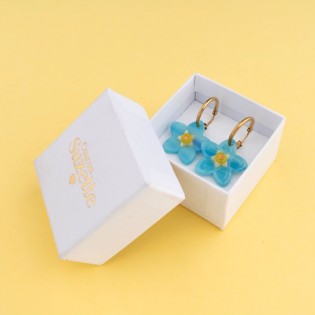 Boucles d'oreilles "Myosotis" - Coucou Suzette