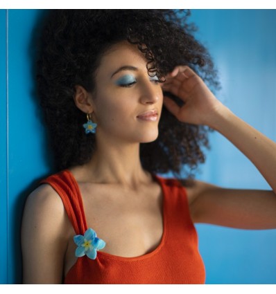 Boucles d'oreilles "Myosotis" - Coucou Suzette
