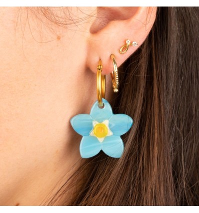 Boucles d'oreilles "Myosotis" - Coucou Suzette
