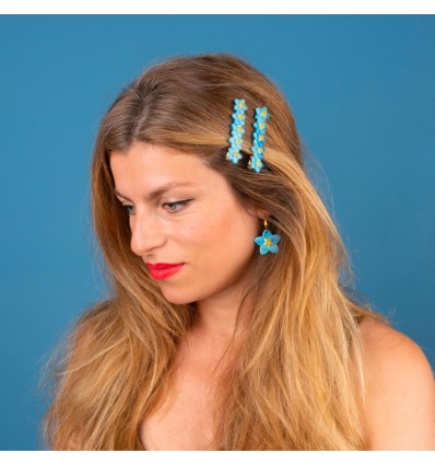Boucles d'oreilles "Myosotis" - Coucou Suzette