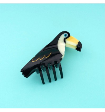 Grande pince à cheveux Toucan - Coucou Suzette