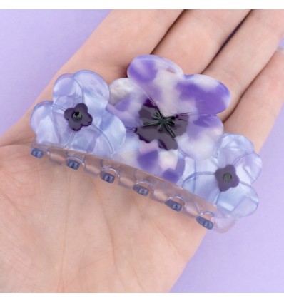 Pince à cheveux trois pensées - Coucou Suzette