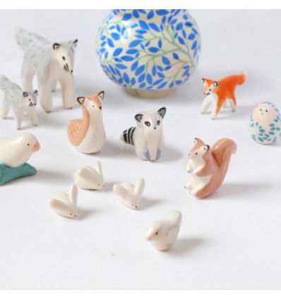 Raton laveur en céramique - Dodo Toucan