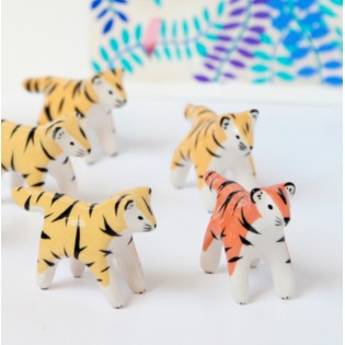 Petit tigre en céramique - Dodo Toucan 2