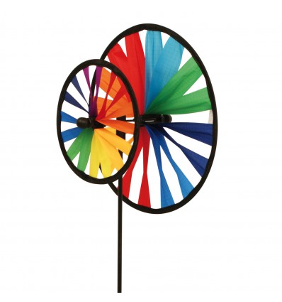 Eolienne double Roue Magique - Colours in Motion