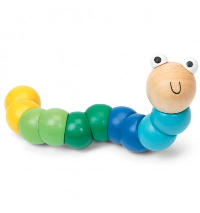 Chenille articulée en bois - One for Fun