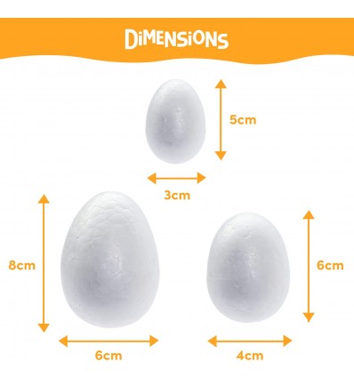 Oeuf en polystyrène à décorer - Twiddler
