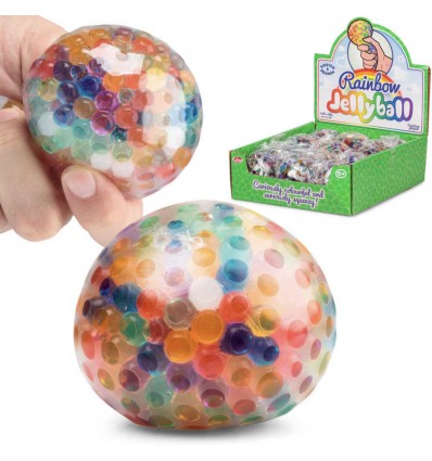 Balle anti-stress perlée Rainbow - Tobar