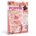 Poster créatif Licornes 150 stickers - Poppik
