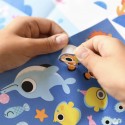 Poster créatif Océan 150 stickers - Poppik